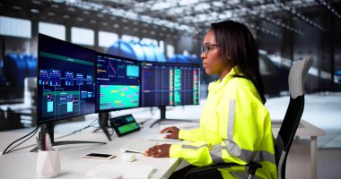 SCADA Sistemi Kullanılarak Afro-Amerikan Mühendis Gaz Türbini İzleme Motoru.