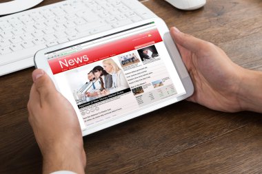 Cep telefonu Holding işadamının eller