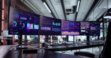 KPI Kontrol Paneli Kullanılarak İşyerindeki Finansal Veri Analizi.