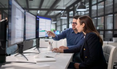 Şirket Muhasebecileri Maaş ve Vergi Raporlama Hesap Tablolarını İzliyor