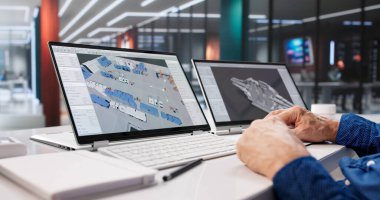 Fabrika Mühendisi Bitki Düzeni için 3B Tasarım Yazılımı Kullanıyor