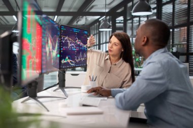 Menkul Kıymetler Borsacıları Ekibi Güvenli Değişim için Çoklu Monitör Kullanıyor