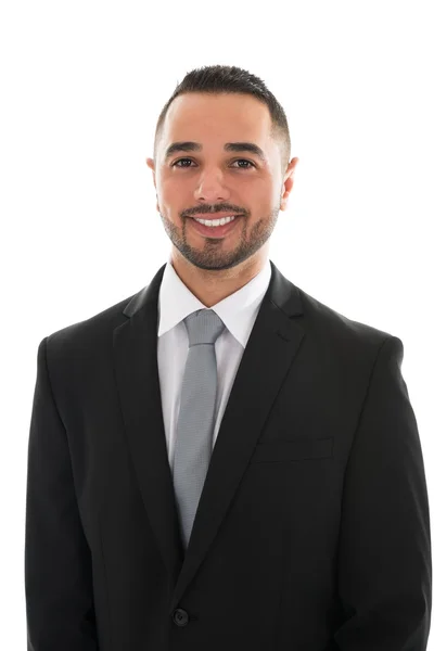 Retrato de homem de negócios feliz — Fotografia de Stock