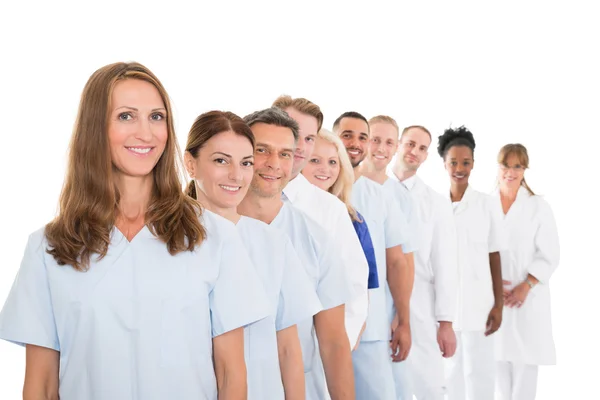 Retrato da equipe médica sorridente — Fotografia de Stock