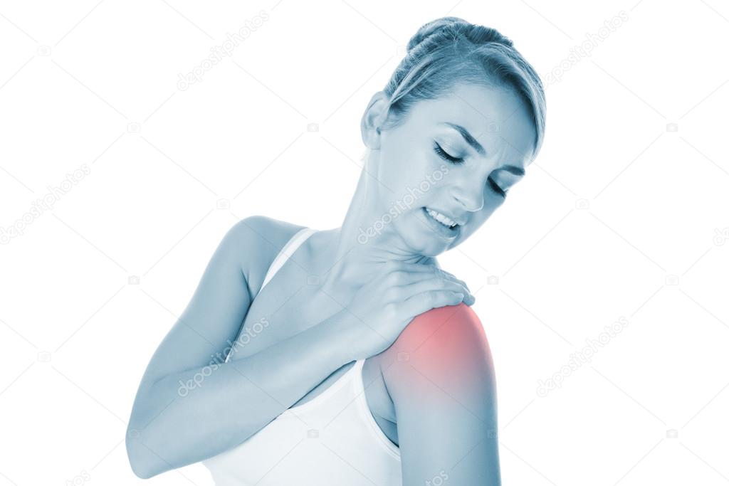 Woman Suffering From Shoulder Pain