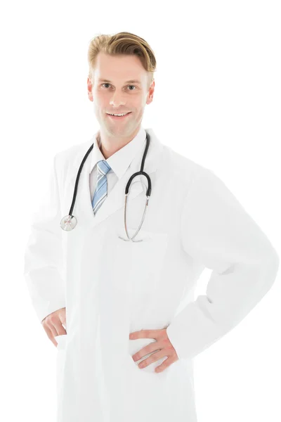 Portrait Of Happy Male Doctor — Stock Photo, Image