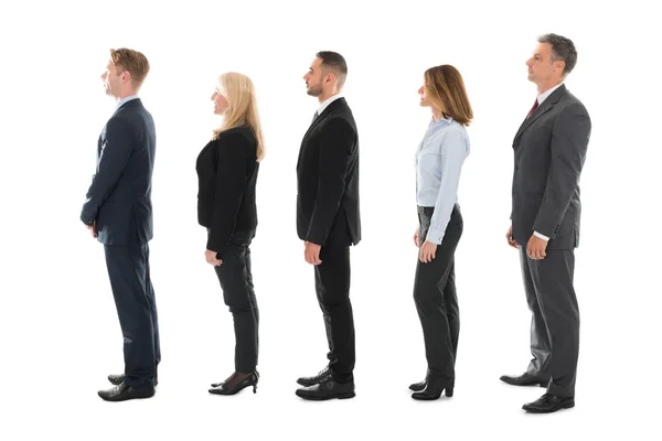 Business People Standing In Row — Stock Photo, Image
