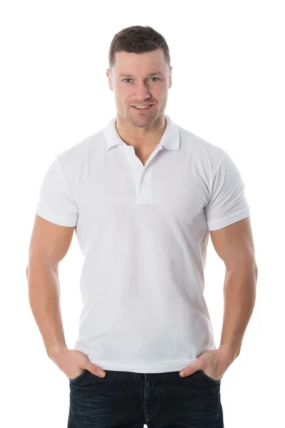 Glimlachende Man In Casuals — Stockfoto