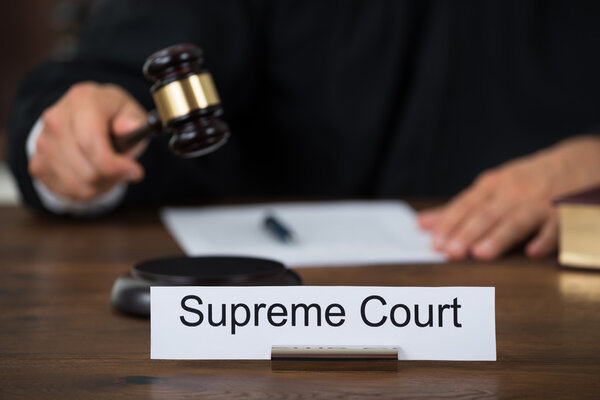 Supreme Court Nameplate