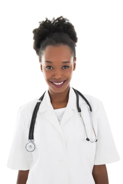 Portrait Of Happy Female Doctor — Stock Photo, Image