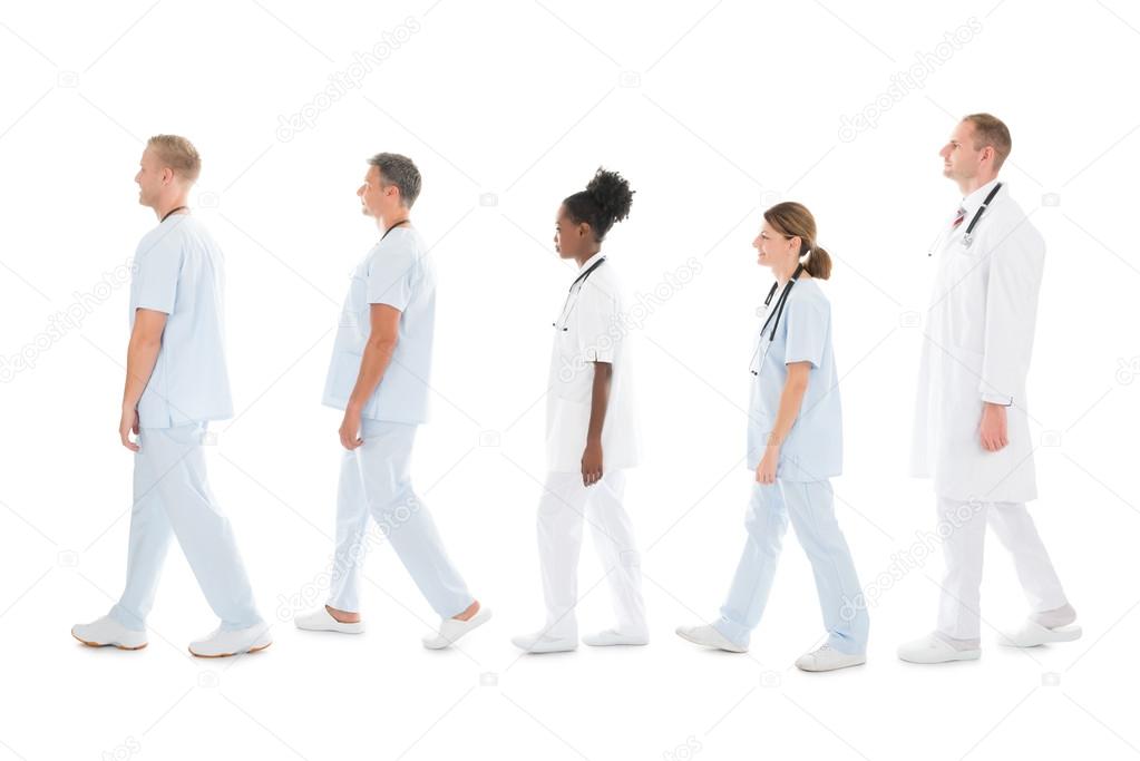 Medical Team Walking