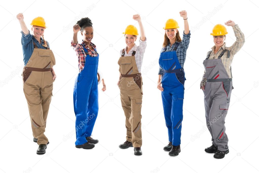 Portrait Of Successful Female Carpenters