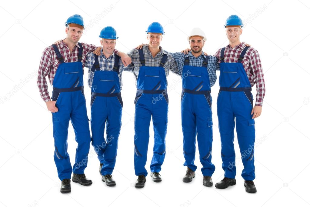 Confident Male Carpenters