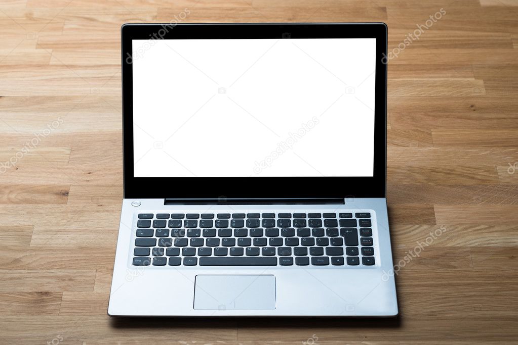 Laptop With Blank Screen
