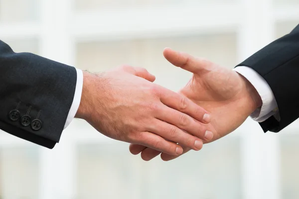 Businessman Shaking Hands With Partner — Stock Photo, Image