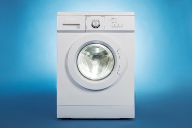 Çamaşır makinesi arka plan üzerinde