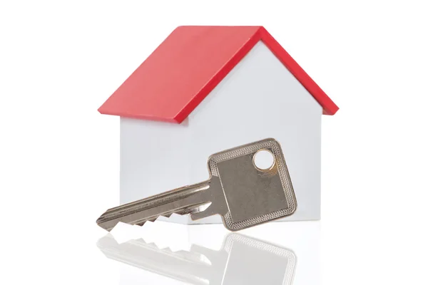 House Model And Key — Stock Photo, Image