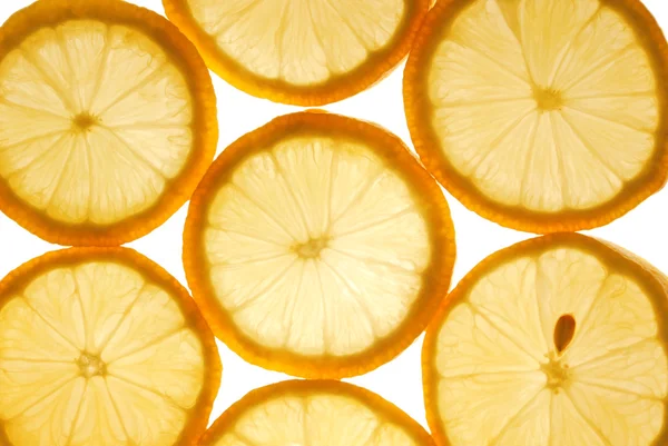 Textura de fatias de limão — Fotografia de Stock