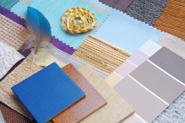 color harmonisation for interior clipart