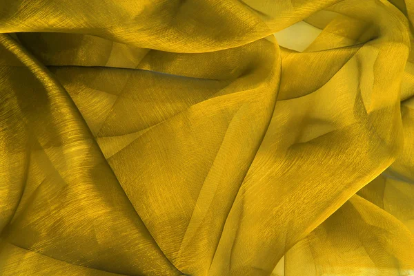 Closeup of the wavy organza fabric — Stock Photo, Image