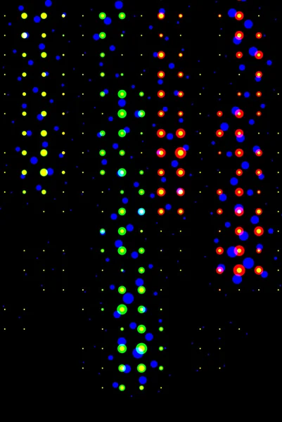 Cercles aperçus illusion de vision arrière-plan 3D — Photo