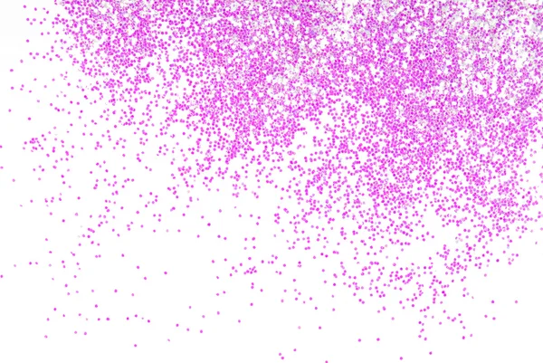 白地にピンクのグリッターきらめき — ストック写真
