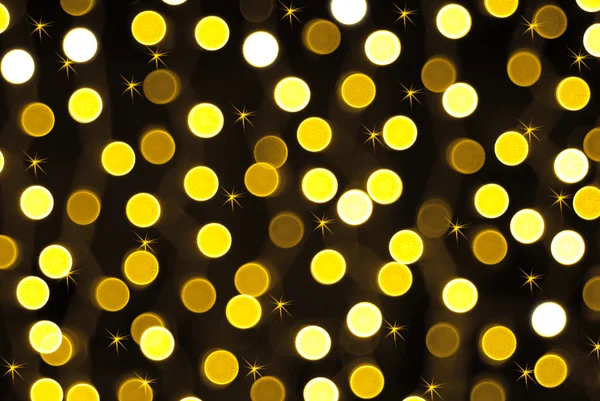 Bokeh e estrelas de fundo — Fotografia de Stock