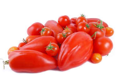Tomato isolated on white clipart