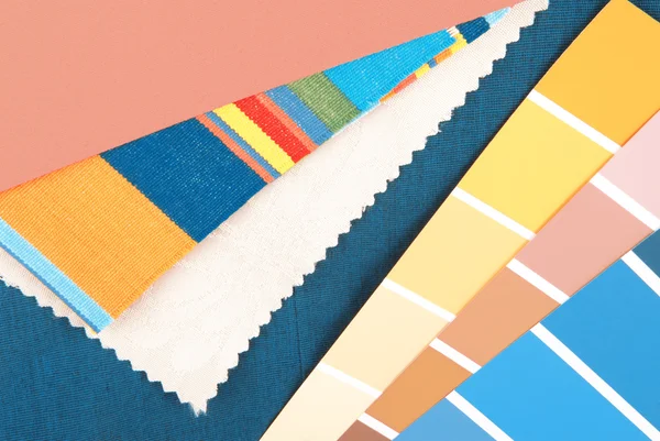 Färg design trendiga val för interiör — Stockfoto