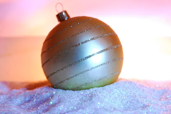 Bauble with glitter — Stock Photo, Image