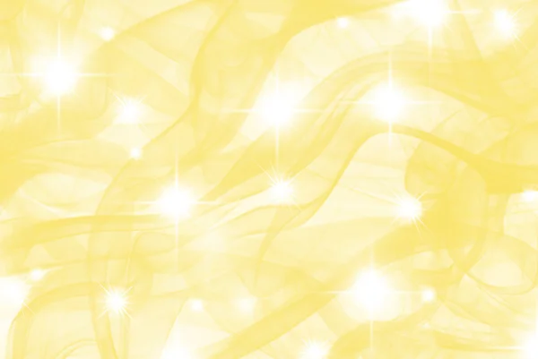 Yellow blur with stars background — Stock Photo, Image