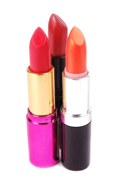 Lipsticks isolated on white — Stock Photo, Image