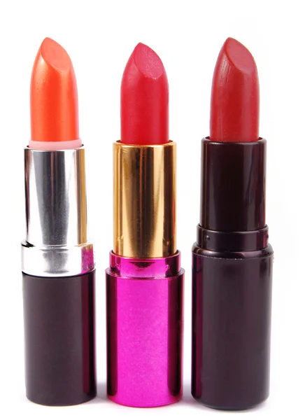 Lipsticks isolated on white — Stock Photo, Image