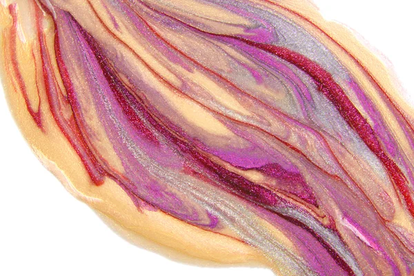 Nail polish enamel sample macro — Stock Photo, Image