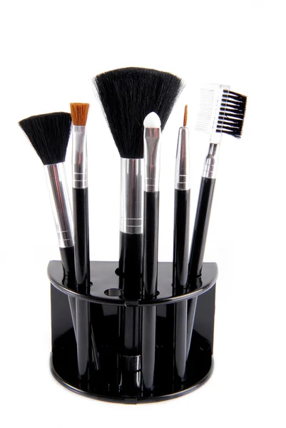 Makeup brushes isolated — Stock Photo, Image