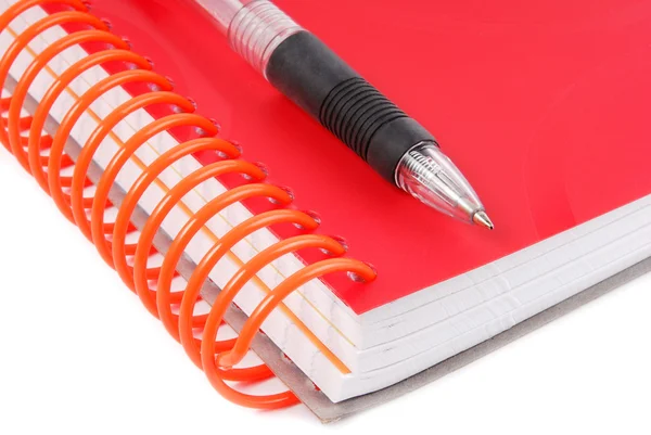 Pen and notebook closed — Stock Photo, Image