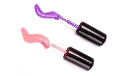 Emaye oje beyaz izole