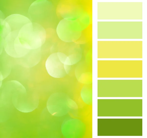 Complimentay color chart decorating planning — Stock Photo, Image