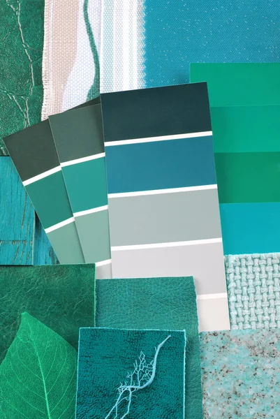 Inredning färg design val — Stockfoto