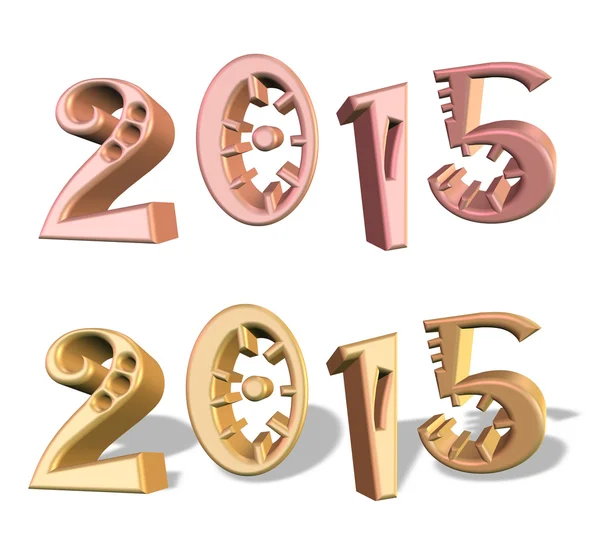 2015, Funky Concept — Stock Photo, Image