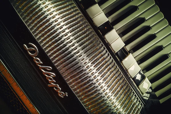 İtalya'dan Dallape akordeon — Stok fotoğraf