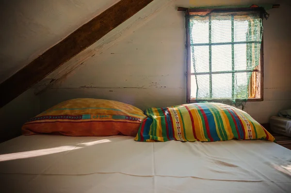 Interior of a Wooden Loft — Stock Photo, Image