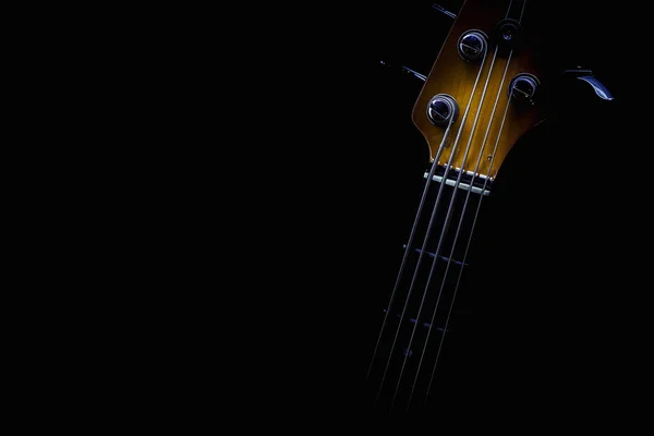 Cinco cordas guitarra baixo — Fotografia de Stock