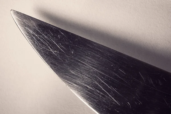 Nůž abstrakt v černé a bílé — Stock fotografie