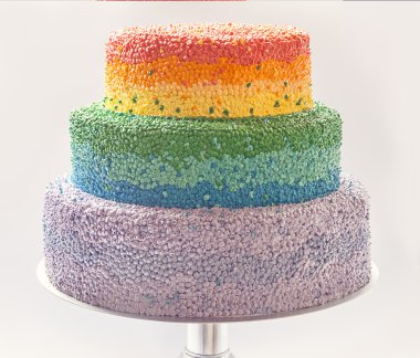 Gökkuşağı kek 