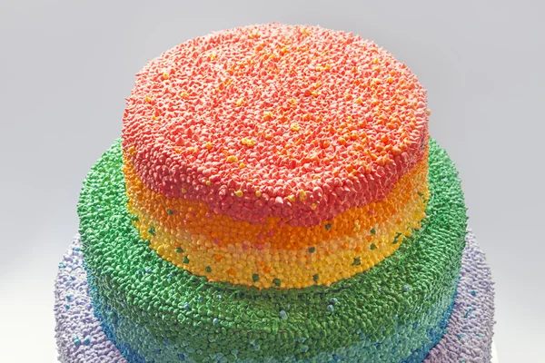 Cake van de regenboog — Stockfoto