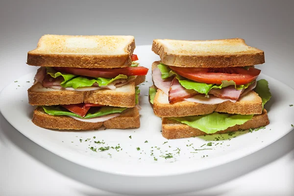Double Sandwich — Stock Photo, Image