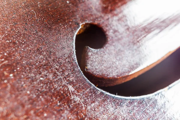 Violin F Hole — Stock Photo, Image