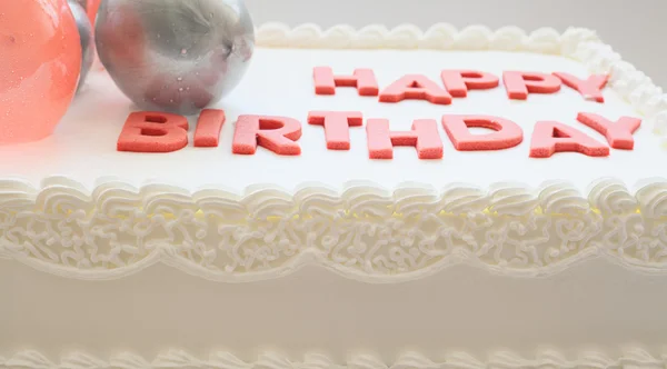 Feliz bolo de aniversário — Fotografia de Stock