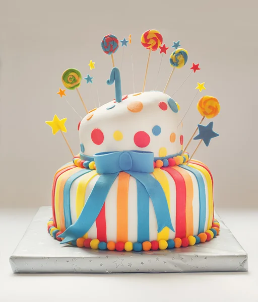 Happy Birthday Cake — Stock Photo, Image